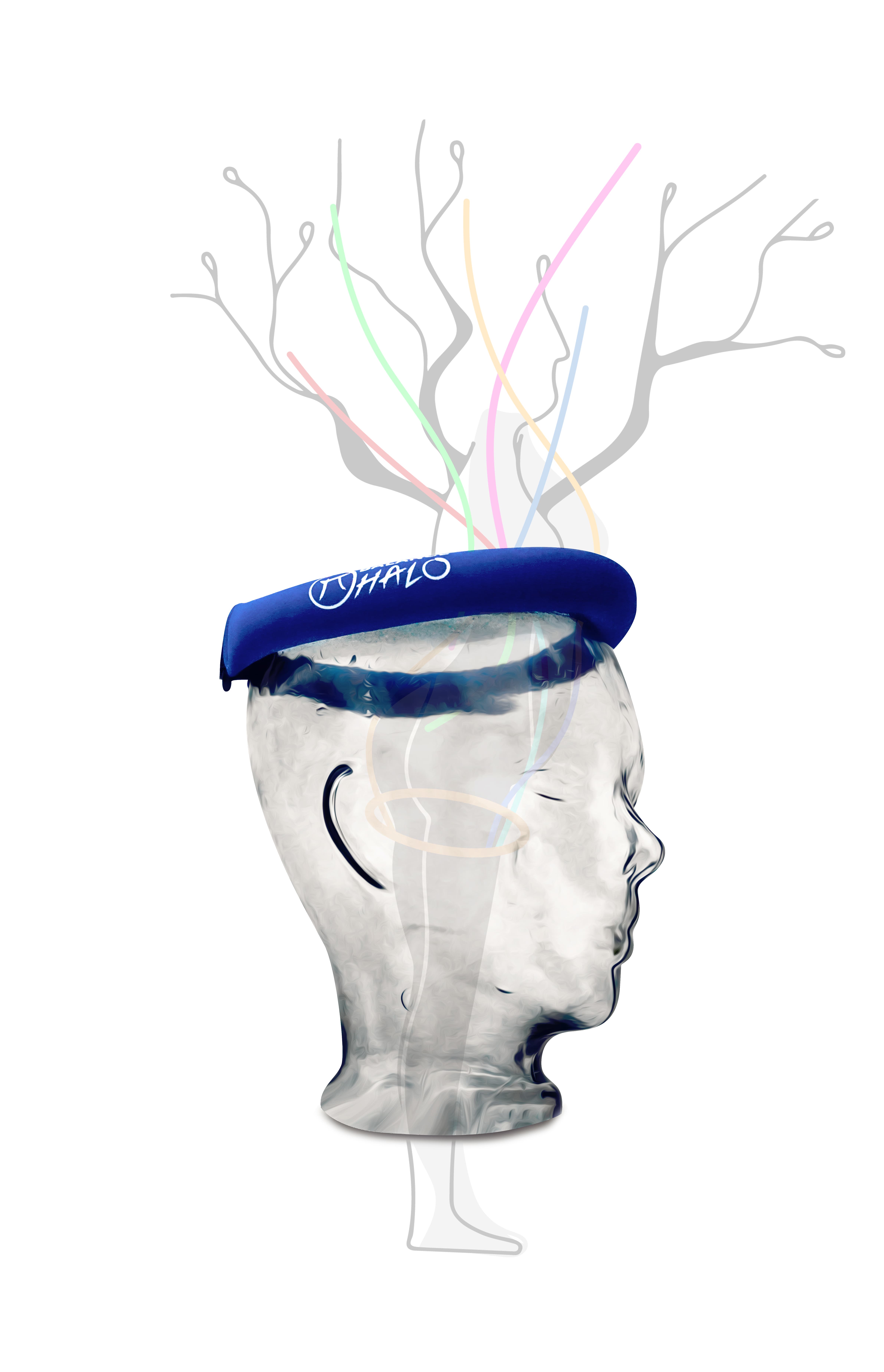 Balance-Halo in Blau ‚Leicht‘ 